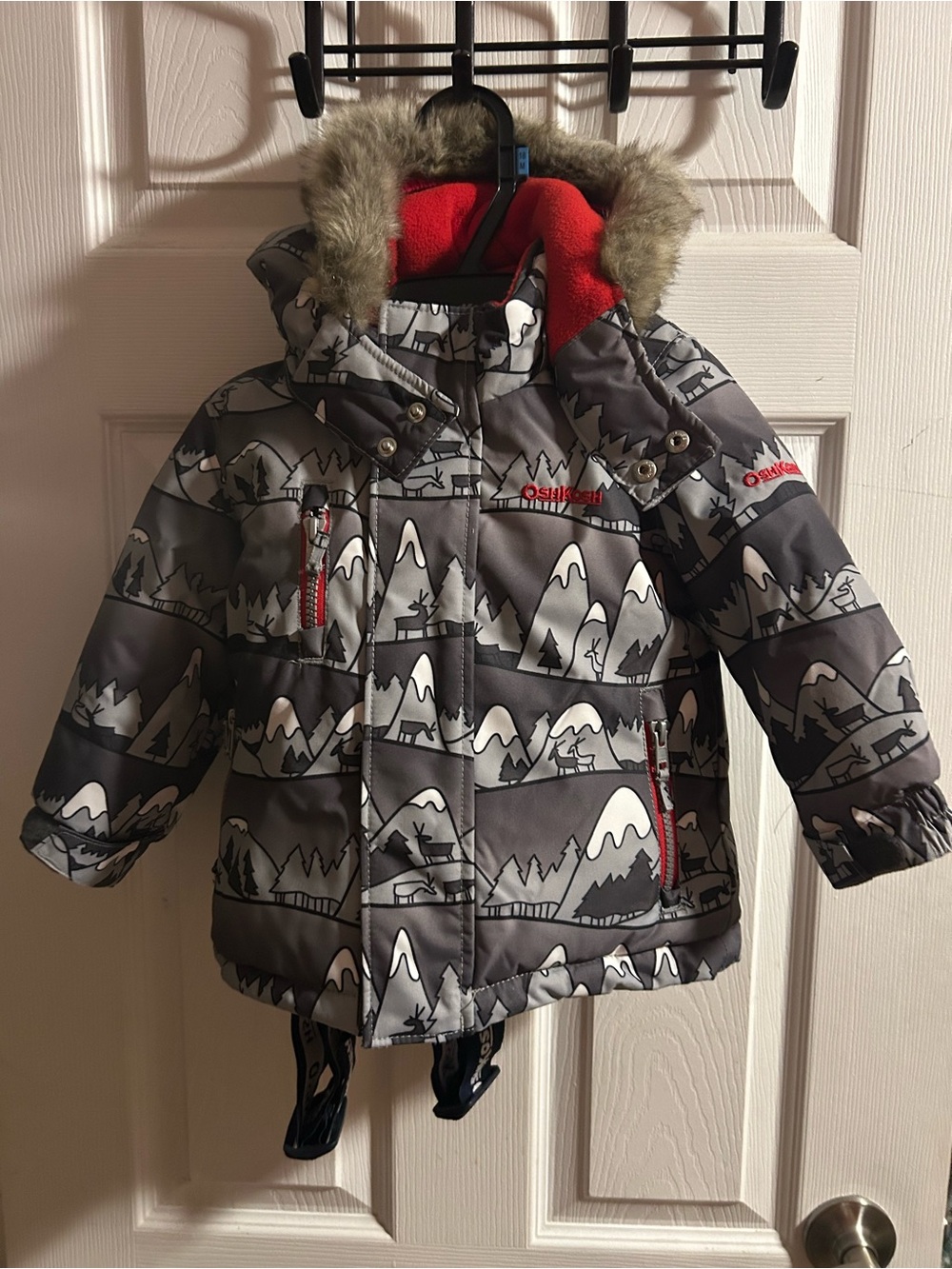 Oshkosh 2 piece snowsuit